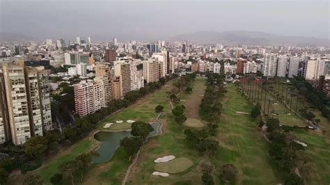 Golf De San Isidro Lima Perú Vista Aérea Propiedades Lima Top