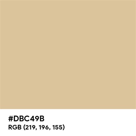 Honey Beige Color Hex Code Is Dbc49b