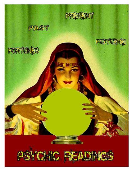 Poster Lectures Psychiques Gypsy Fortune Teller Print Par