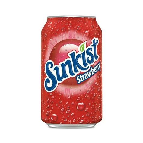 Sunkist Strawberry Can 355ml Sweetsworld Chocolate Shop