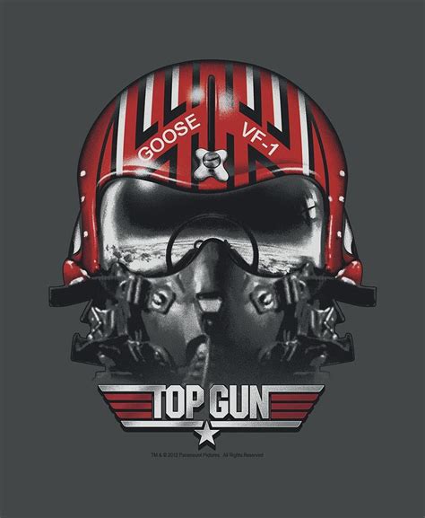 Top Gun Goose Helmet Digital Art By Brand A