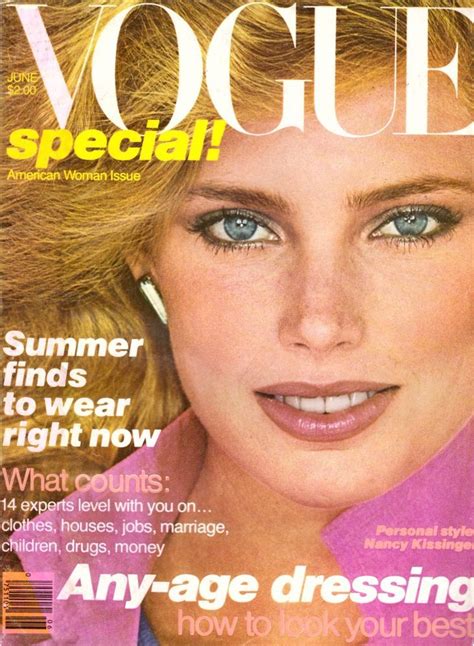1979 Vogue Magazine Kelly Emberg Gia Carangi Susan Sarandon Brooke