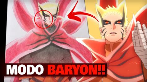 Desenhando NARUTO MODO BARION Drawing Naruto Baryon Mode YouTube