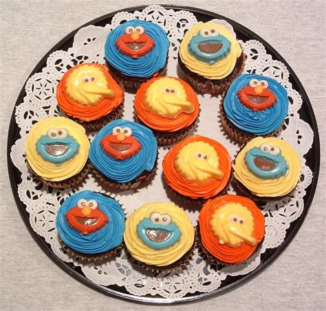 Sesame Street Cupcakes Sesame Street Cupcakes Sesame Street Birthday