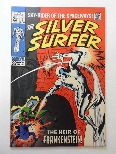 The Silver Surfer 7 1969 Vf Condition Comic Books Silver Age