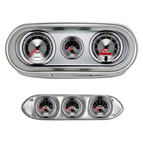 Auto Meter 2127 01 American Muscle Series Direct Fit 6 Piece Gauge