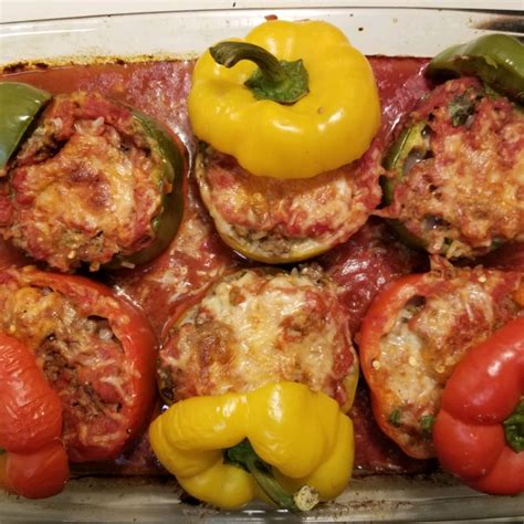 the top 15 stuffed peppers with rice and ground beef the best ideas for recipe collections
