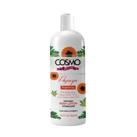 Buy Cosmo Beaute Papaya Brightening Perfumed Body Lotion 500ml With