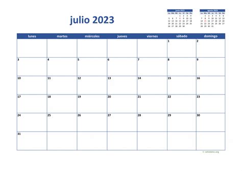 Calendario De Julio 2023 Para Imprimir Gratis Imagesee