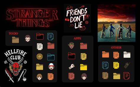 Stranger Things 4 Folder Icons By Igit3ch On Devianta