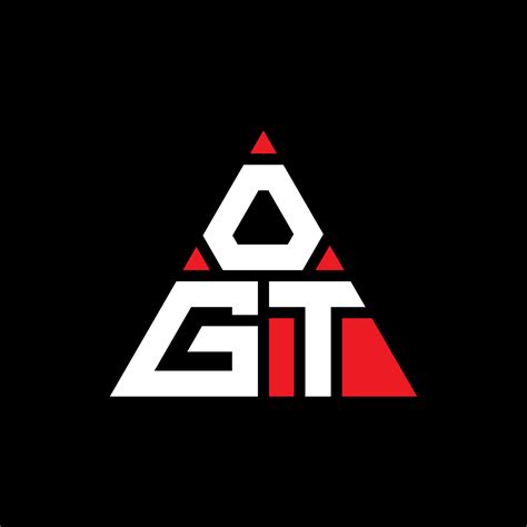 Diseño De Logotipo De Letra Triangular Ogt Con Forma De Triángulo