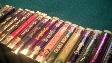 My Walt Disney Masterpiece Collection Vhs Collection Youtube