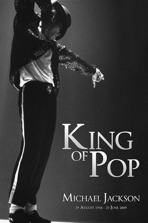 Michael Jackson King Of Pop Bandw Kraken Posters