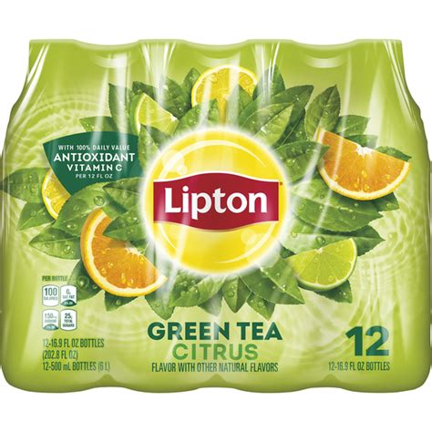 Lipton Green Tea Citrus Iced Tea 169 Fl Oz From Smart