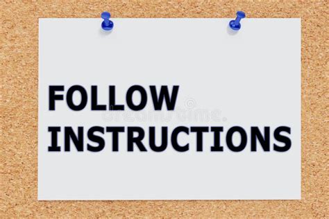 Following Instructions Clipart