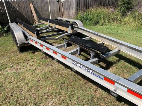 Upstream And Downstream Class Free Aluminum Boat Trailer Triple Axle Co Boat Slips For Sale