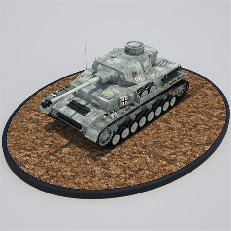 Pzkpfw Iv Panzer 3d Model