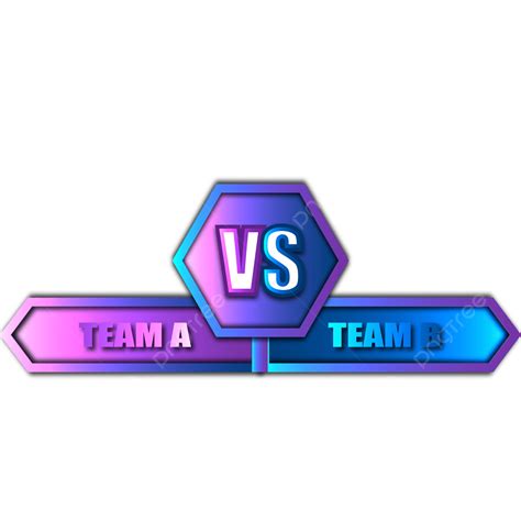 Vs Team Vector Hd Png Images Colorfull Gaming Vs Vector Transparent
