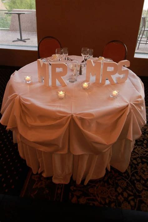 Sweetheart Table Wedding Decor Simple Wedding Pinterest