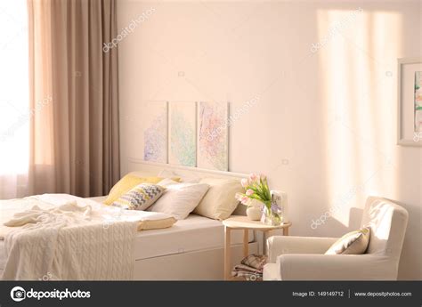 Interior Of Modern Bedroom — Stock Photo © Belchonock 149149712