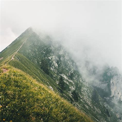 Free Image On Pixabay Fog Alps Hike Switzerland Landscape