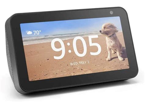 Amazon Echo Show 5 Smart Display With Alexa Charcoal Set Alarms And