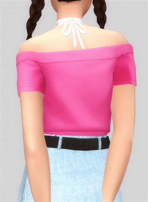 Unbalance Off Shoulder Top At Casteru Sims 4 Updates