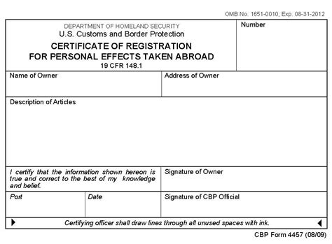 An affidavit is a sworn statement of facts that has been written down and sworn to by the affiant before individuals who are authorized to administer oaths. CBP Form 4457 | ATA Carnet