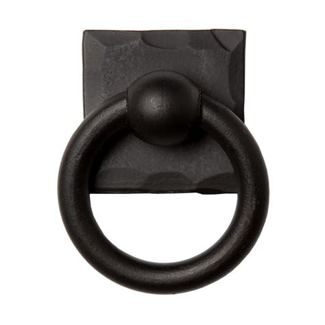 Wrought Iron Ring Pull With Long Back Plate Paso Robles Ironworks