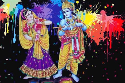 Happy Holi Radha Krsihna Hd Images Wallpapers Holi 2017 Lord Krishna