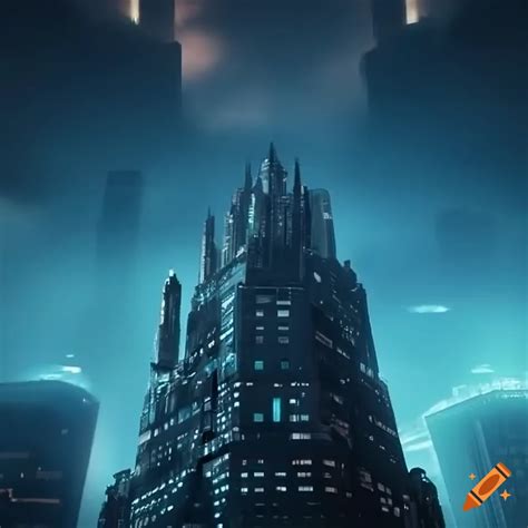Concept Art Of An Alien Cityscape