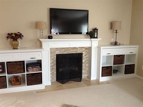 Hand Crafted Mantel And Built In Bookcases By Haas Distinctive