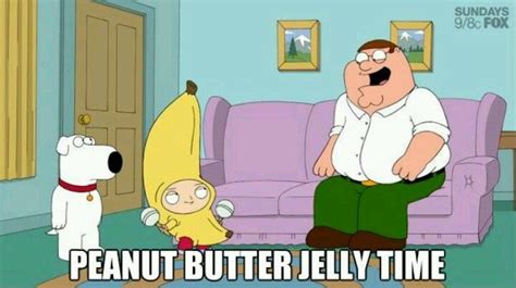 At the time series creator seth macfarlane approached her for a role on the show, she was doing a live stage show in los angeles, playing a redhead. Family Guy! Peanut Butter Jelly! #brian #peter #stewie #griffins | Peanut butter jelly time ...