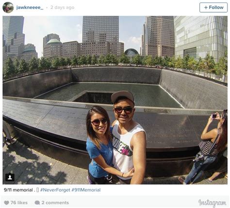 Abc News 9 11 Memorial Selfie Echoes Of Atrocity The 911 Memorial