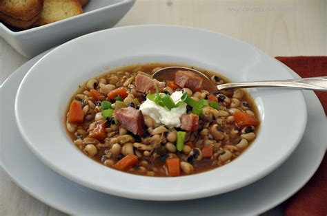 my carolina kitchen black eyed pea soup good luck food for the new year