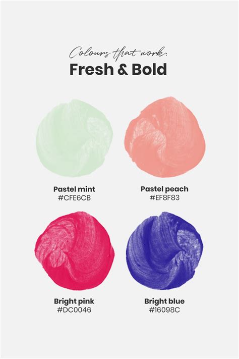 Fresh And Bold Colour Palette Green Branding Brand Color Palette