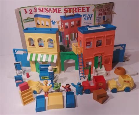 Sesame Street Playset Illco 123 Neighborhood Playset Tyco Henson