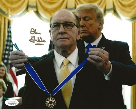Dan Gable Olympic Wrestler Signed Medal Of Freedom X Photo Autographed JSA Autographia