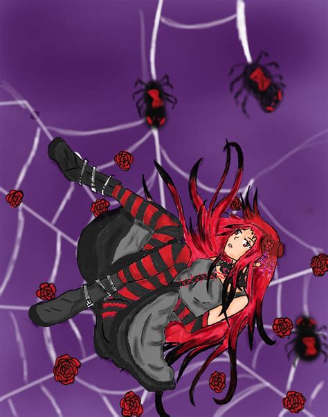 Queen Of The Spiders Anime Girl By Ghost Reanimated On Deviantart