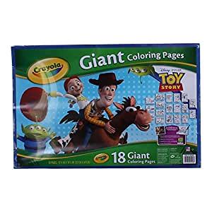 Give your child hours of amusement with this crayola giant color pages, featuring their favorite toy story 4 characters. Amazon.com: Crayola Toy Story 3 Giant 20 Coloring Pages ...
