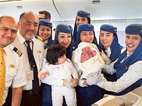 Woman Gives Birth On Board Saudi Plane Saudi Gulf News