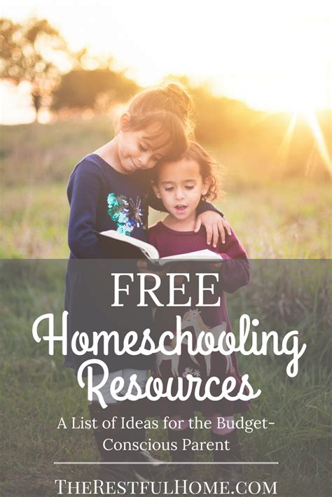 Free Homeschooling Resources Homeschool Homeschool Resources Kids