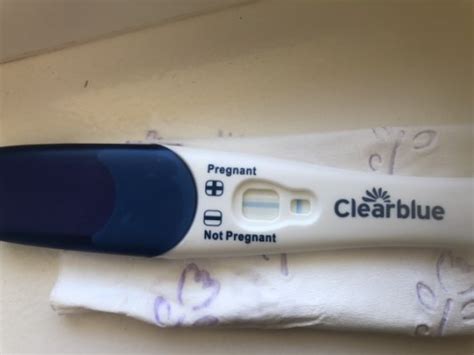 Negative Clearblue Rapid Detection Pregnancy Test Positive Pregnancy Test