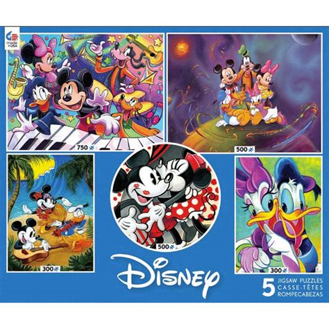 Disney 5 In 1 Jigsaw Puzzle Multi Pack 101 499 Pieces Puzzle