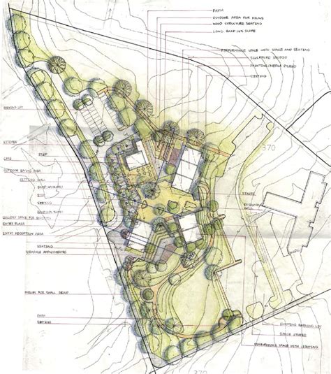 Architecture Site Plan Landscape Architecture Graphics Conceptual