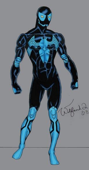 Blue Spider Spiderman Characters Superhero Art Spiderman Art