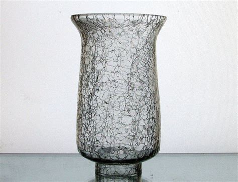 Crackle Glass Hurricane Shade 65 X 3 78 X 1 78 Inch Fitter Oos