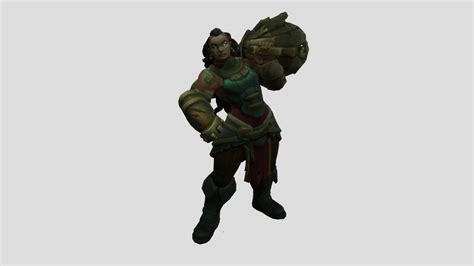 Illaoi League Of Legends Character Download Free 3d Model By