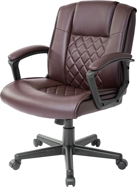 Qulomvs Ergonomic Office Desk Chair With Wheels Back Support Computer
