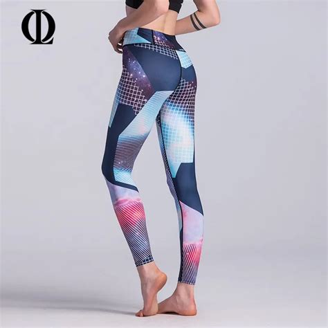 ol printed sport leggings women gym leggings high waist fitness running compression tights